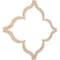 Ekena Millwork 33W x 33H x 38T Small May Decorative Fretwork Wood Ceiling Panels, Red Oak CELW33X33X0375MAYRO - alternate 2